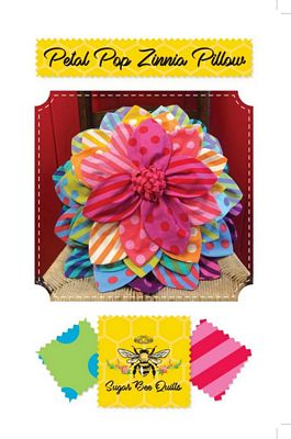Brewer Petal Pop Zinnia Pillow Pattern