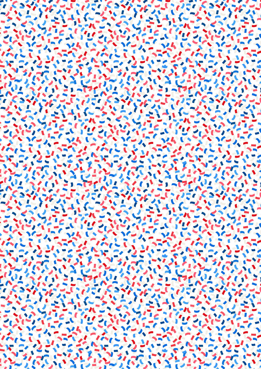 Lewis & Irene Small Things Celebrations - Confetti Red and Blue (SM133B)