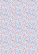 Lewis & Irene Small Things Celebrations - Confetti Red and Blue (SM133B)