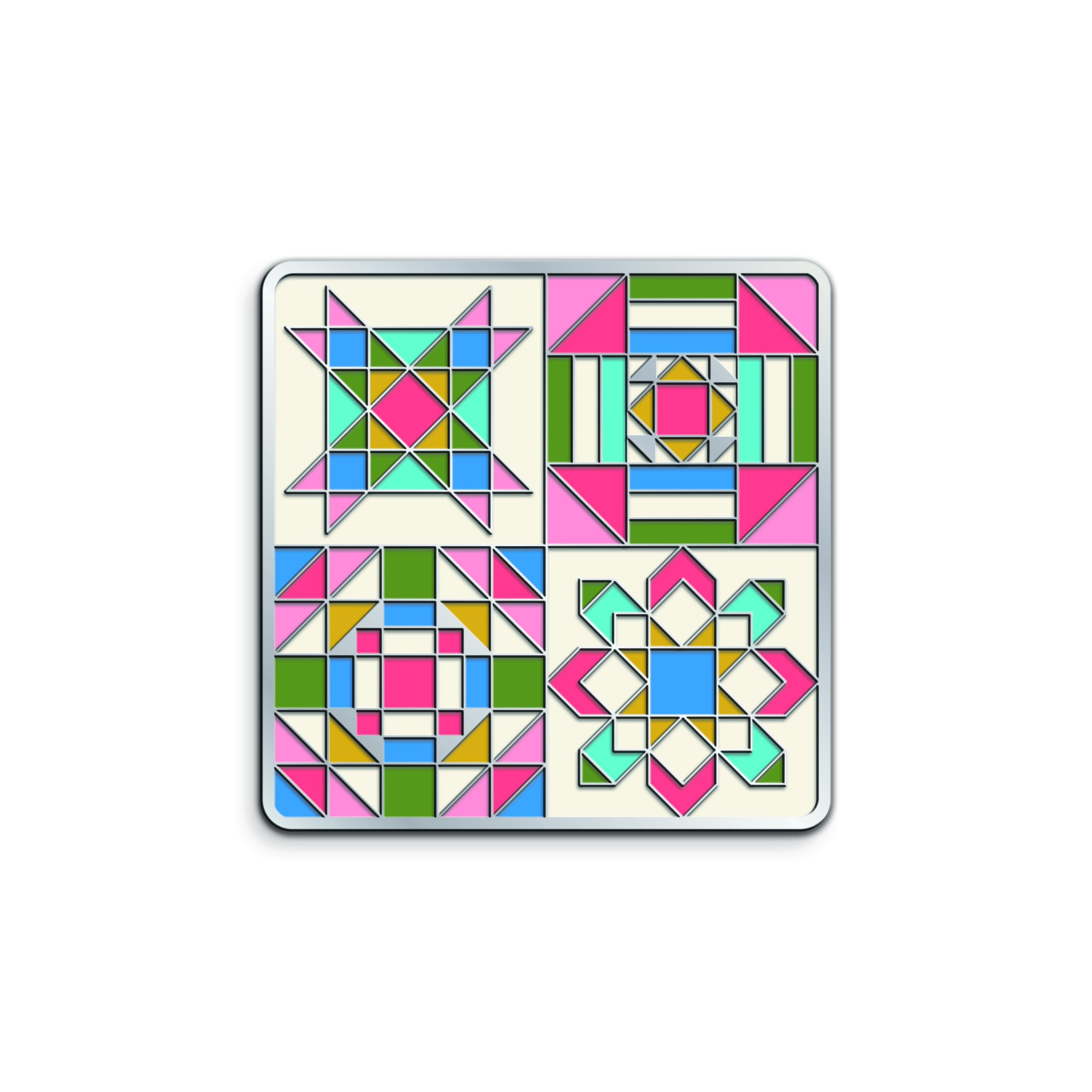 Riley Blake Four Block Sampler Needle Minder ST-55931
