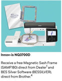 Brother Innov-is NQ3700D Sewing and Embroidery Machine