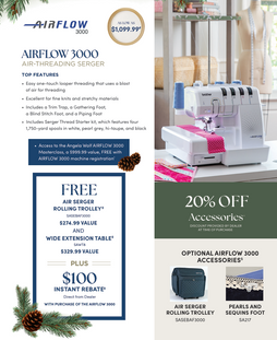 The Innov-ís AIRFLOW 3000 Air Serger