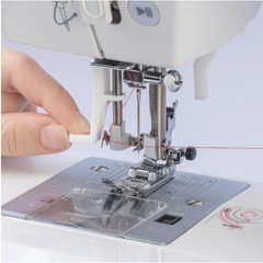 Juki HZL-HT740 Compact Size Computer Controlled Sewing Machine with 116 Stitch Patterns and 2 Fonts