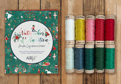 Nutcracker Tradition Aurifil Embroidery Thread Box by Jennifer Long