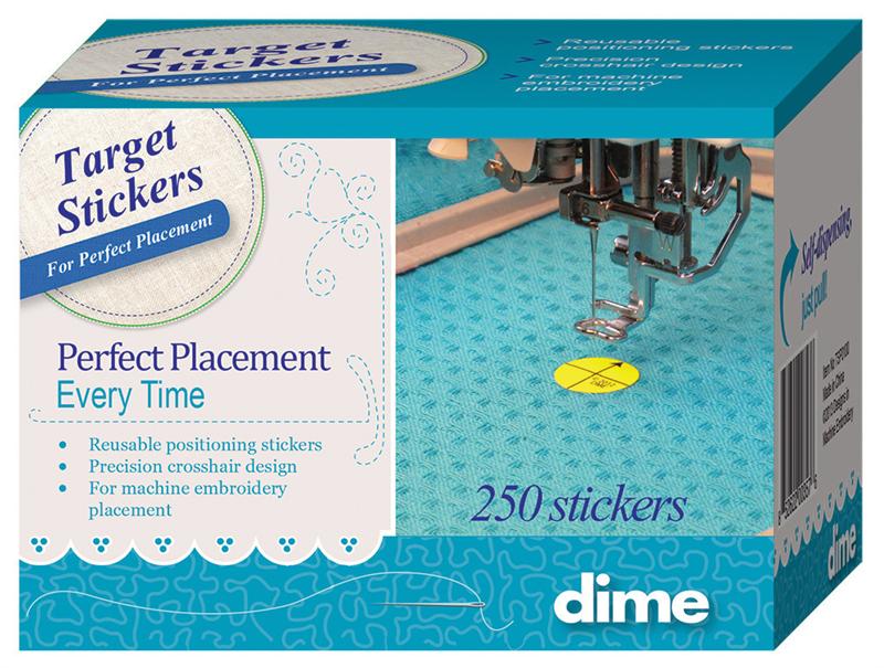 DIME Target Stickers – Pack of 250 on a Roll