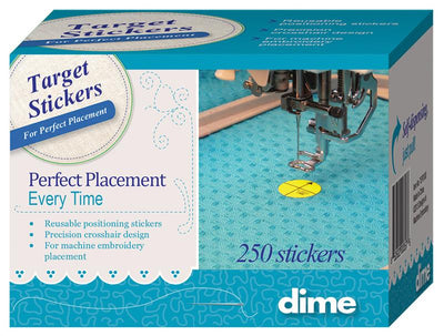 DIME Target Stickers – Pack of 250 on a Roll