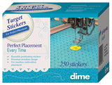 DIME Target Stickers – Pack of 250 on a Roll