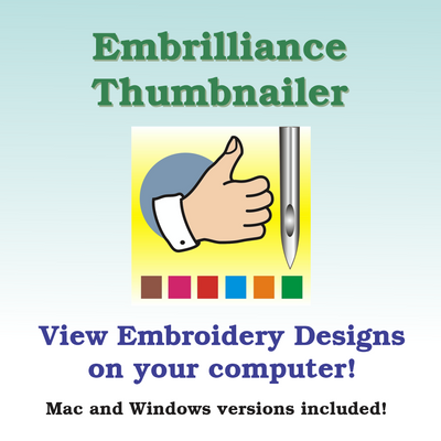 Embrilliance Thumbnailer - See Your Embroidery Designs as File Previews