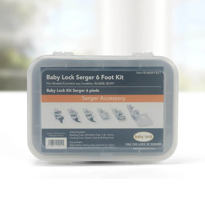 Baby Lock BL460B-FEET 6 Piece Serger Foot Kit