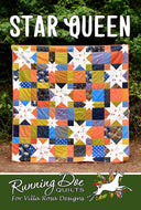 Villa Rosa Designs Star Queen quilt pattern card VRDRD025