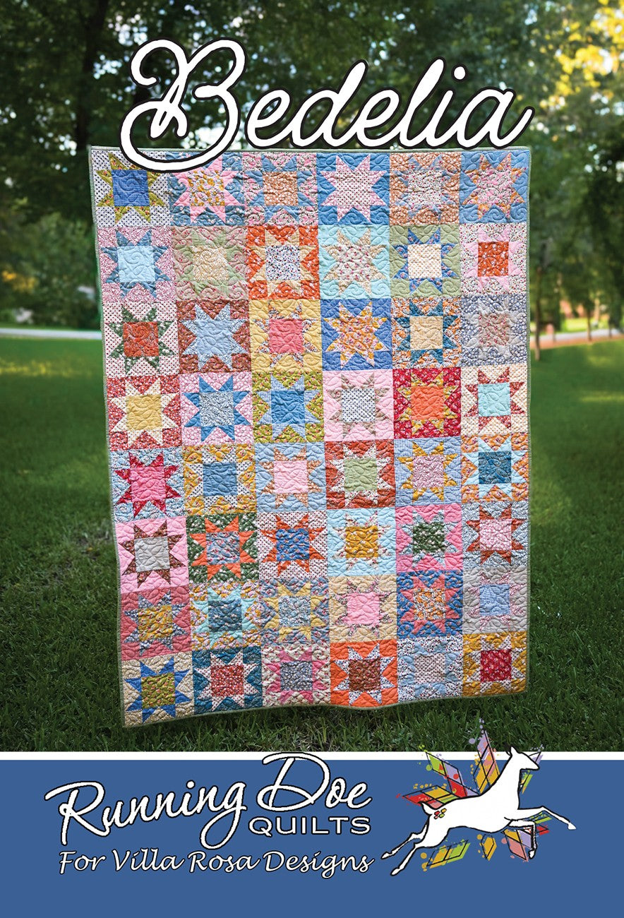 Villa Rosa Designs Bedelia quilt pattern card VRDRD075
