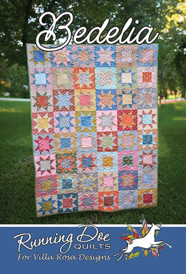 Villa Rosa Designs Bedelia quilt pattern card VRDRD075