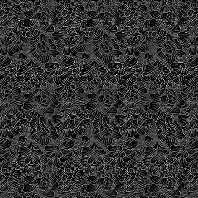 Clothworks Matcha Digital Blooms - White - 44" Quilting Cotton - by the 1/4 yard