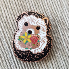Jessica Long Hedgehog Enamel Needle Minder