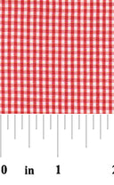 Berry Gingham Fabric – 1/16″