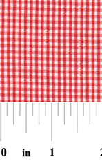 Berry Gingham Fabric – 1/16″