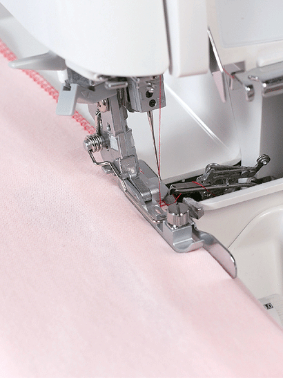 Bling Stitch Serger Presser Foot (Right Needle) fits MOA.