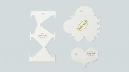 Baby Lock BLRK3-HSLA 1/4" Acrylic Ruler Expansion Set- High Shank and Long Arm