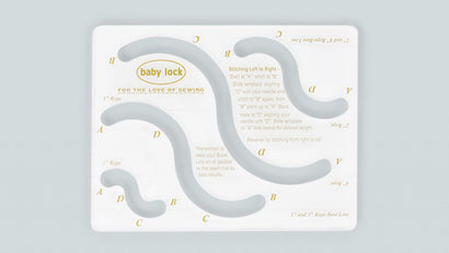 Model#: BLRT-HSLA Captured Foot Rope Template - 1/4"