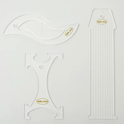 Baby Lock Basic Ruler Set – 1/4 in High Shank Long Arm
