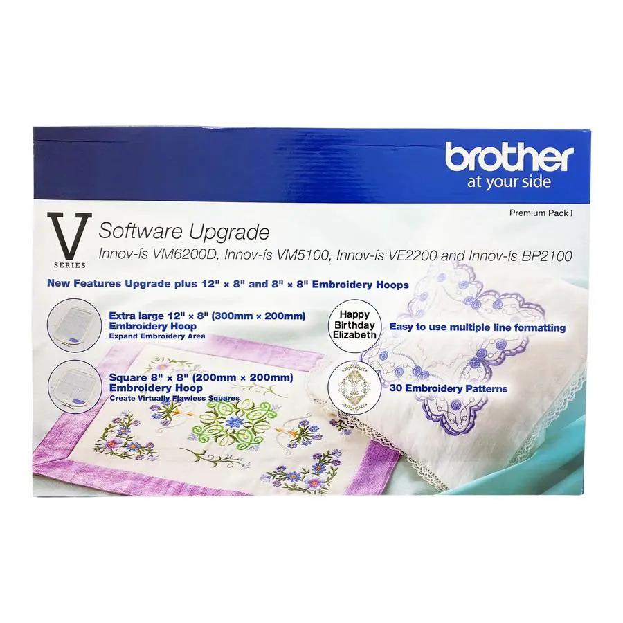Brother V-Series Software Upgrade Kit with 12x8 & 8x8 Frames (SAVRVUGK1)