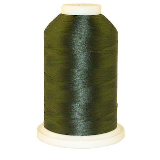 Brother Olive Green 100% Polyester Color Fast, High Shine Embroidery Thread ETP519