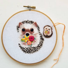 Jessica Long Hedgehog Enamel Needle Minder