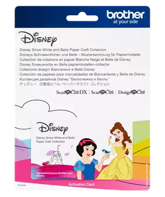 Brother Disney Snow White and Belle Paper Craft