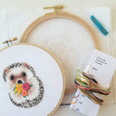Jessica Long Embroidery Jessica Long Hedgehog Hand Embroidery Kit – view 3