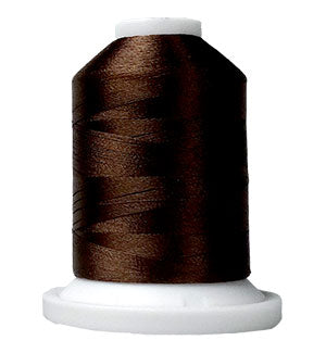 Brother Shading Dark Chocolate 100% Polyester Color Fast, High Shine Embroidery Thread ETP9160