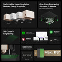 xTool S1 40W enclosed diode laser cutter