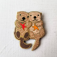 Jessica Long Sea Otters Enamel Needle Minder