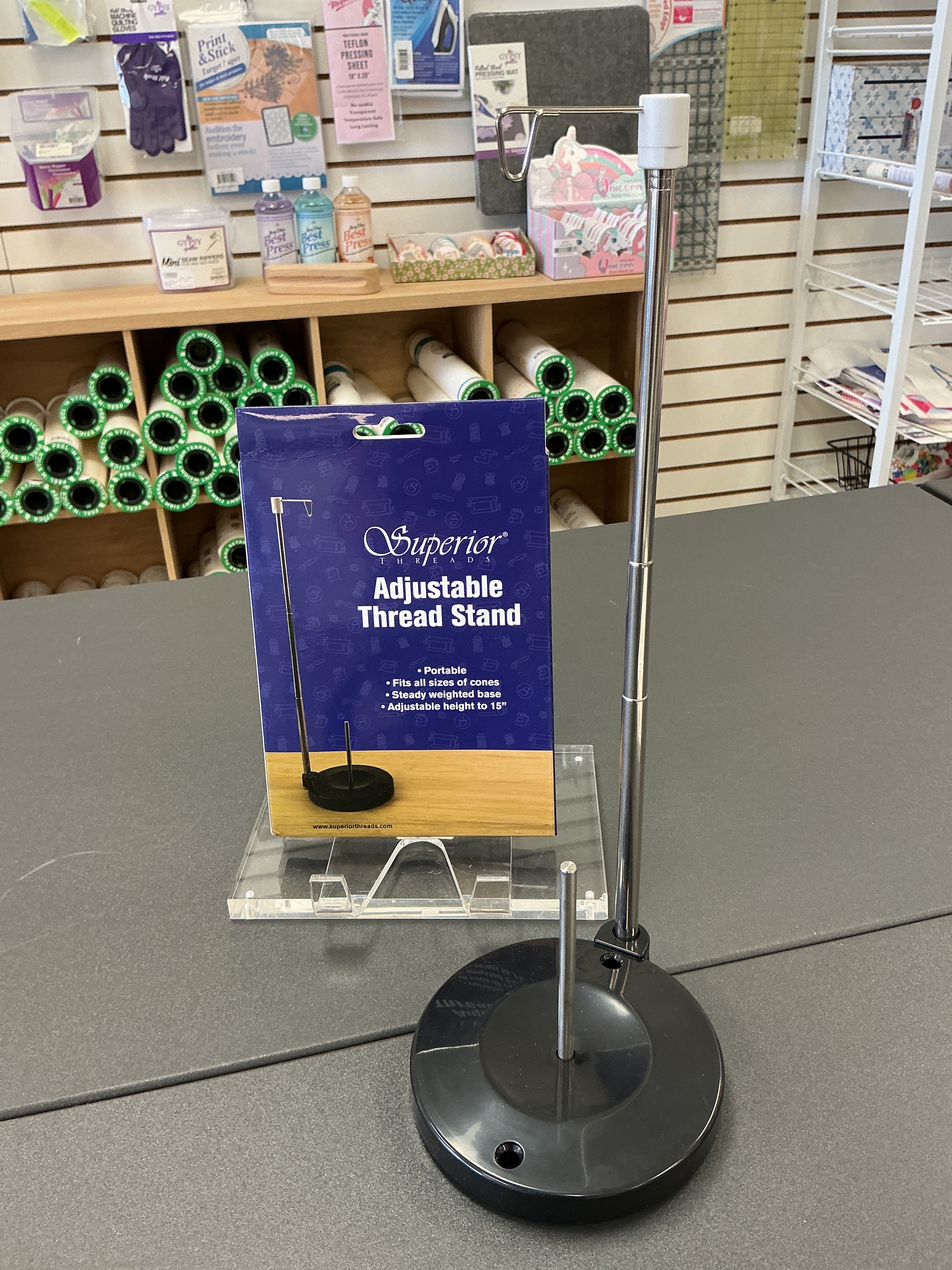 Telescoping Metal Thread Stand (Adjustable)