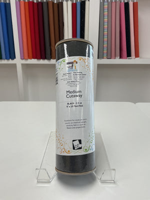 Medium Cutaway Black Stabilizer - 2.5oz 9x10 Yard Roll