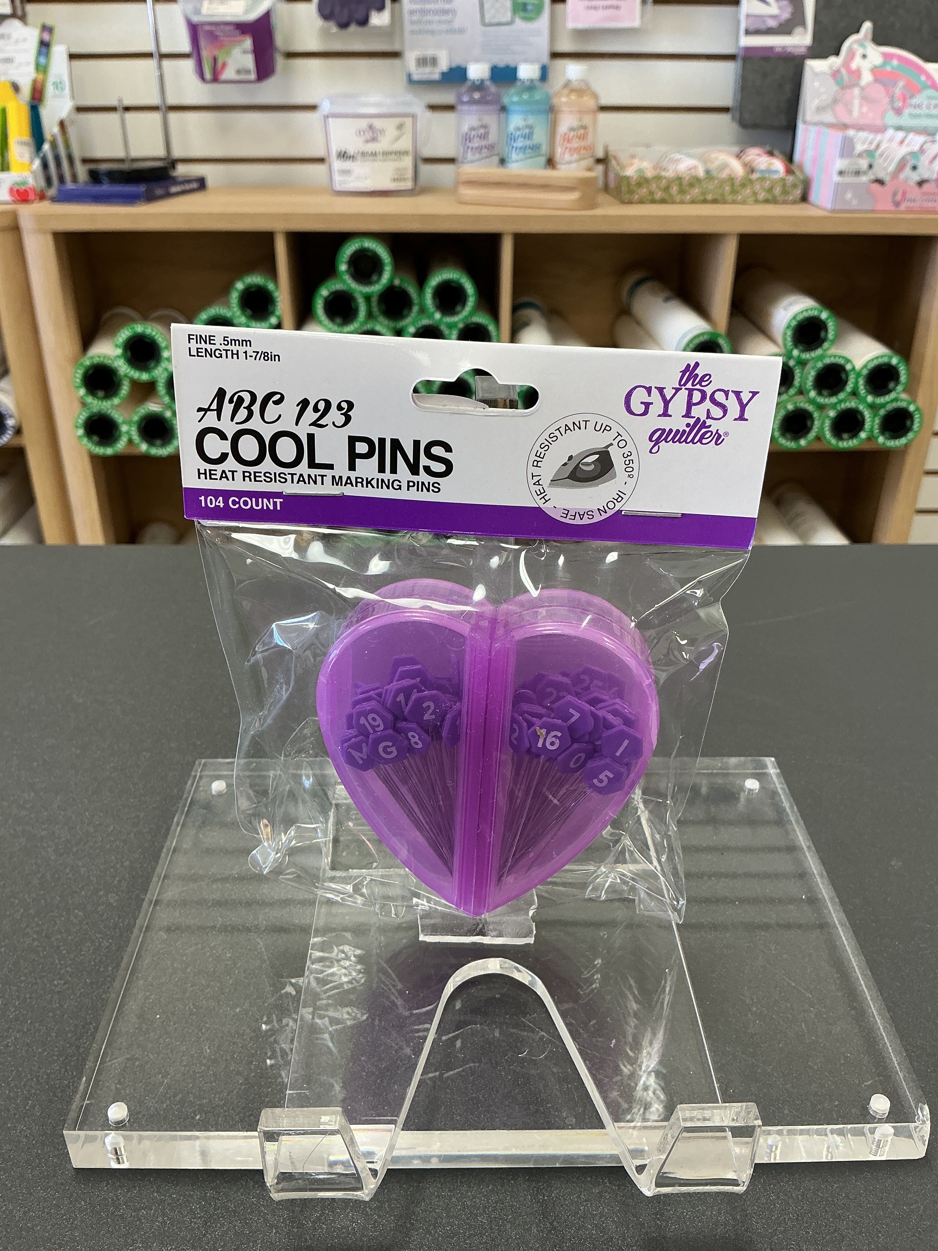 The Gypsy Quilter ABC 123 Cool Pins