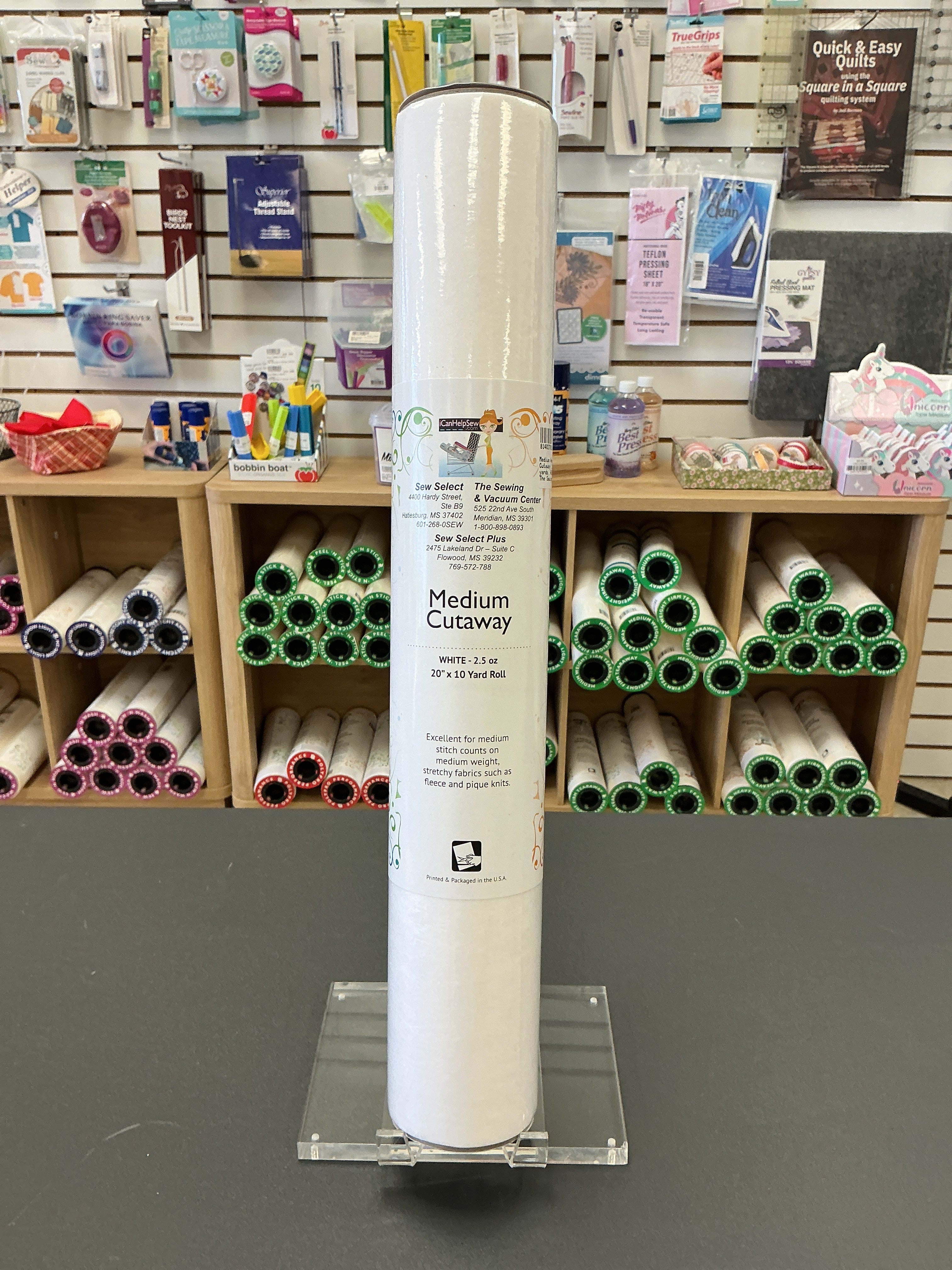 CUTAWAY MEDIUM WHITE 20" X 10 YARD ROLL
