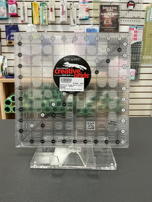 Creative Grids 10-1/2 in x 10-1/2 in Square Quilt Ruler