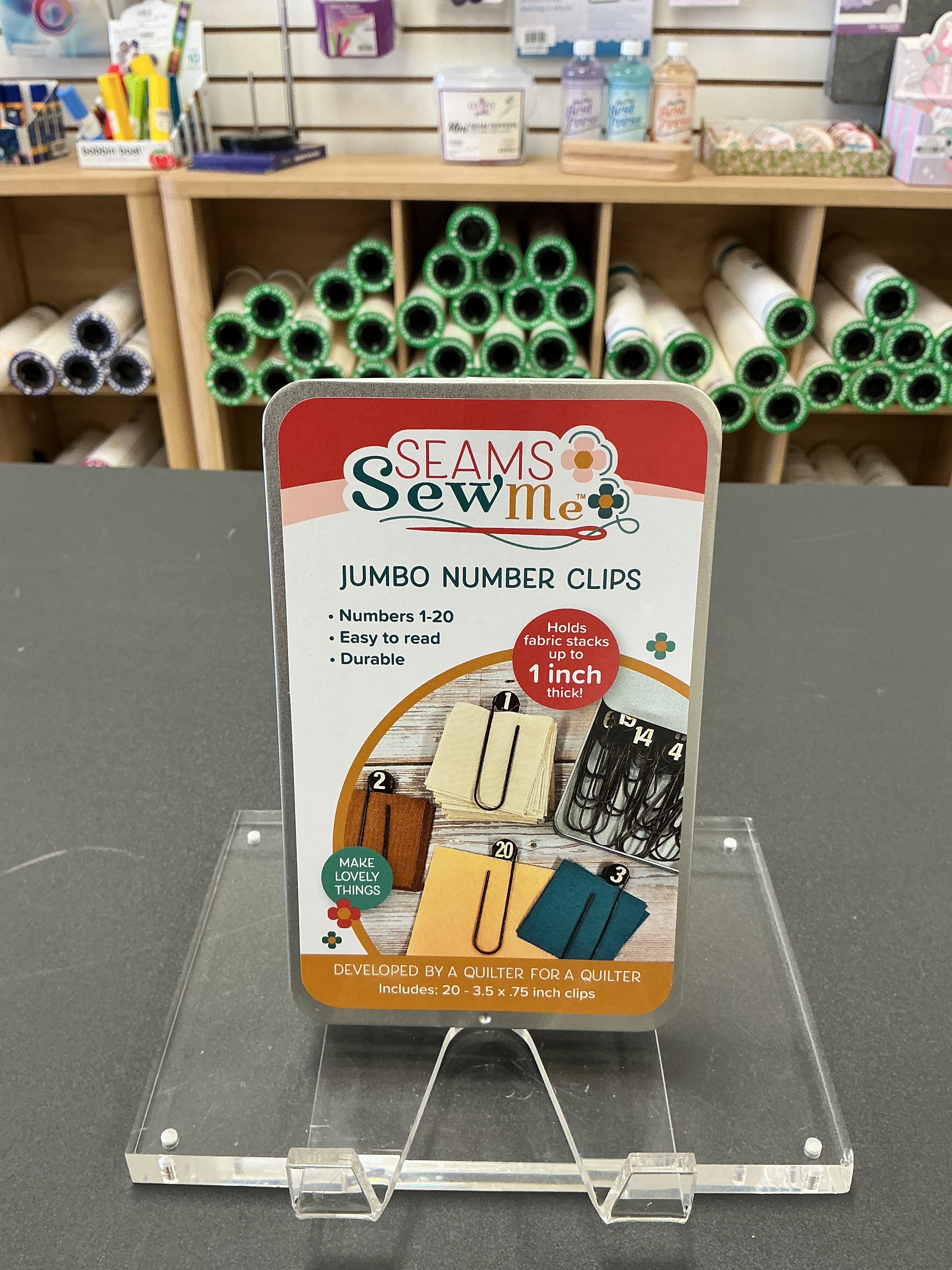 Seams Sew Me Jumbo Number Clips