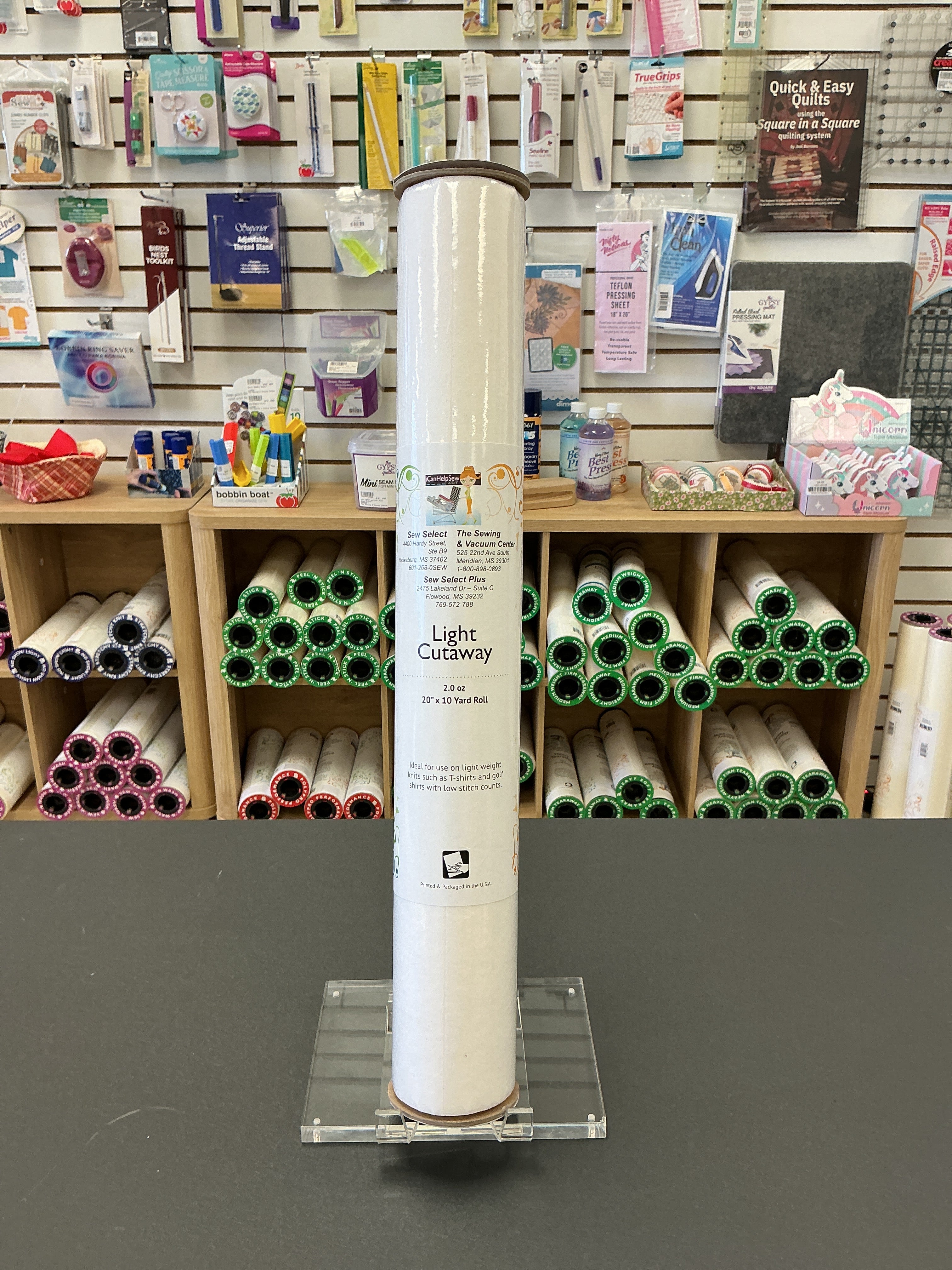 Light Cutaway Stabilizer - 2.0x 20x10 Yard Roll