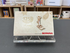 Bernina #1 Gold Plated Reverse Pattern Foot + Gold Mettler Thread