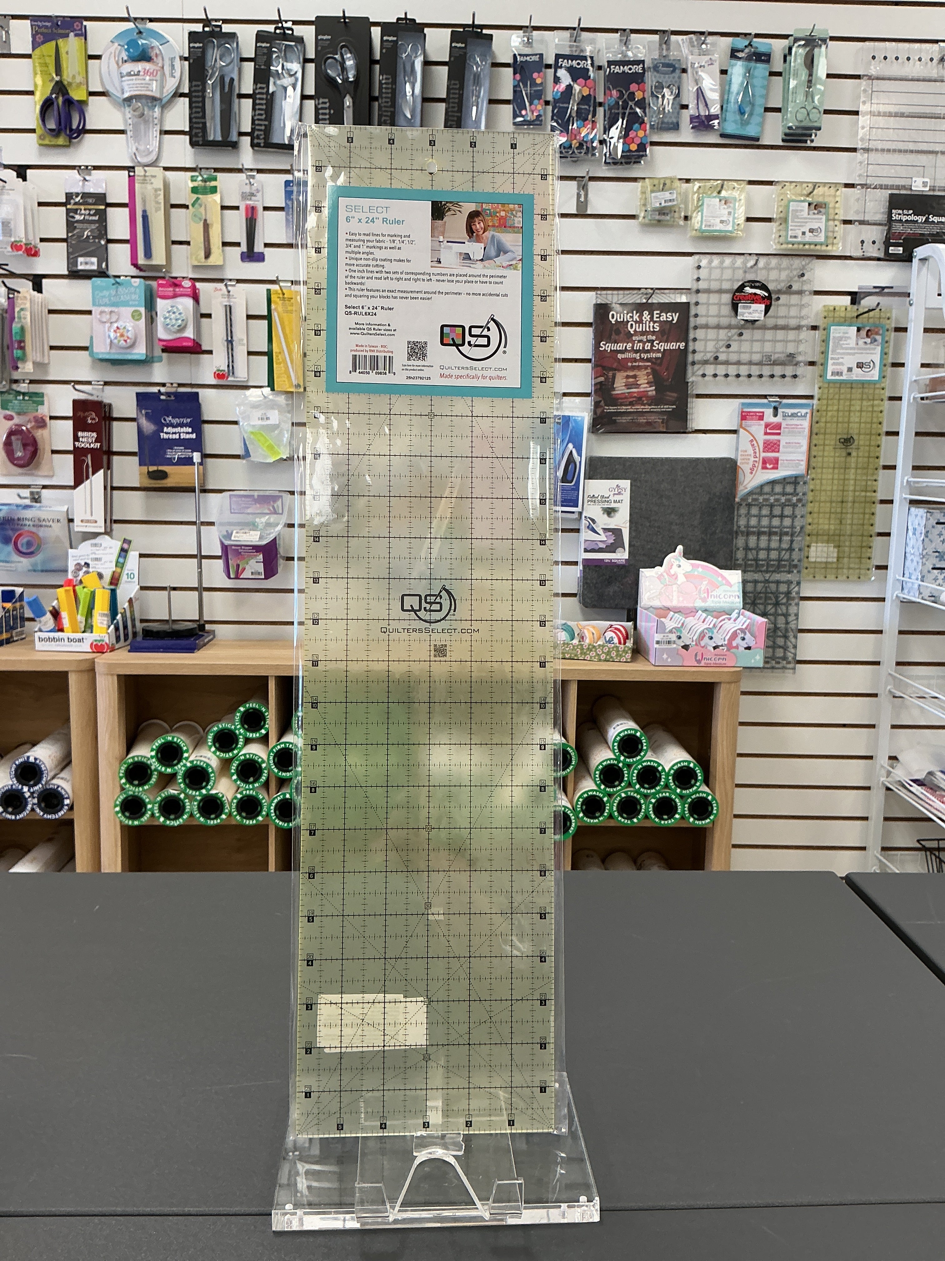 Quilter's Select 6 in x 24 in Non-Slip Quilting Ruler