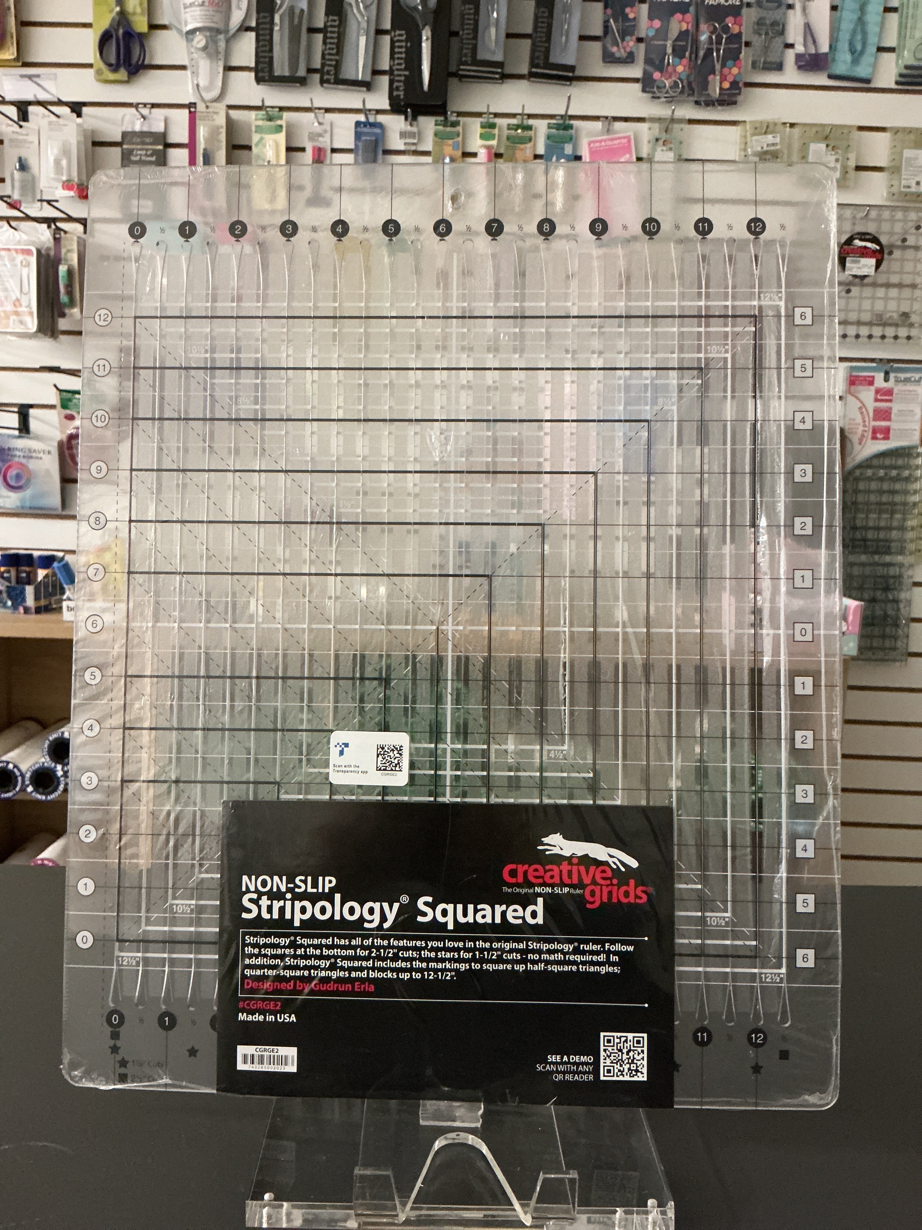 Creative Grids Stripology Squared Quilt Ruler
