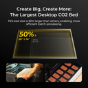 xTool P2S 55W desktop CO2 laser cutter