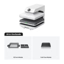 xTool WonderPress 15x15 Auto Heat Press - Standalone, Craft Oven, 3D Form & All-in-One Bundles