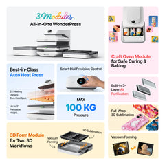 xTool WonderPress modular auto heat press