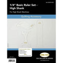 Baby Lock Basic Ruler Set – 1/4 in High Shank Long Arm