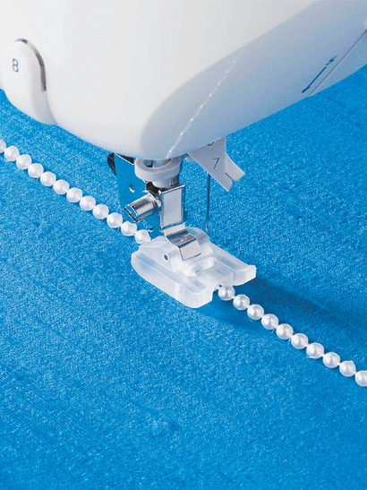 Pearl Attaching Presser Foot F,N