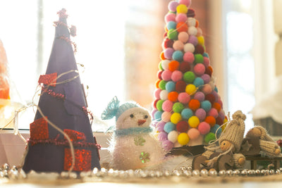 Handmade fabric Christmas tree decorations — I Can Help Sew Flowood class