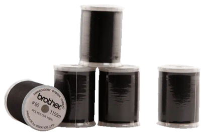 Brother Bobbin Thread Black 5 pack