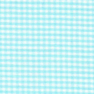 Seafoam Gingham Fabric – 1/16″